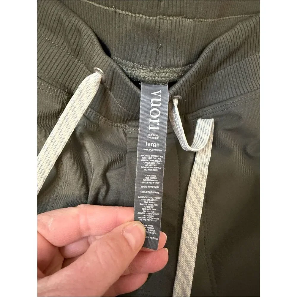 Vuori Men’s Olive Green Jogger Pants - Size Large